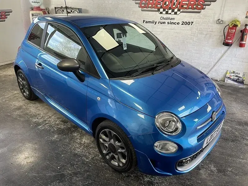Used Fiat 500S S 2017 Blue Hatchback