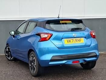 Used Nissan Micra Acenta 92 HP (67 kW) 2021 Blue Hatchback