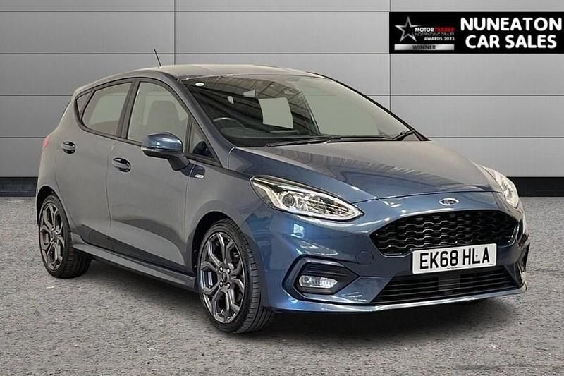 Blue Used 2018 Ford Fiesta ST-Line Hatchback | £9,400 (Fair price) - Image 1/1