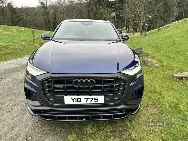 Used Audi Q8 S-Line 286 HP (210 kW) 2019 Blue SUV