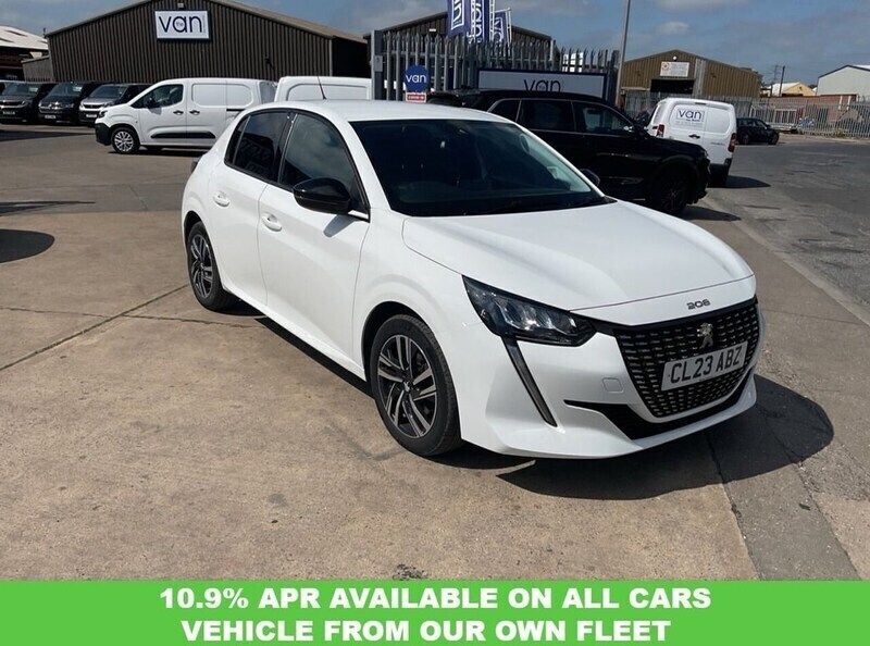 White Used 2023 Peugeot 208 Allure+ Hatchback | £15,495 (A bit pricey) - Image 1/4