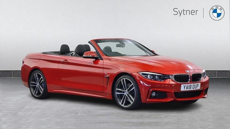 Red Used 2018 BMW 420 M Sport Cabriolet | £21,000 (Fair price) - Image 1/4