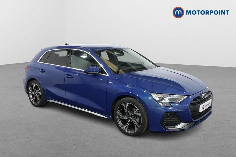 Blue Used 2025 Audi A3 S-Line Hatchback | £26,349 (Fair price) - Image 1/4