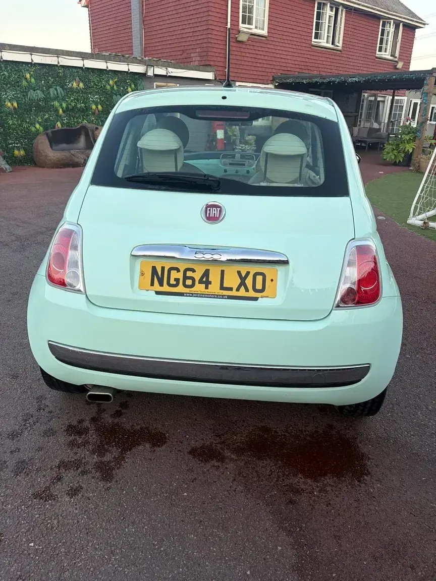 Used Fiat 500 Lounge 69 HP (50 kW) 2015 Green Hatchback
