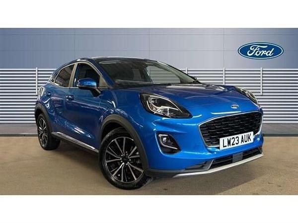 Blue Used 2023 Ford Puma Gen-E Titanium SUV | £14,642 (Good price) - Image 1/4