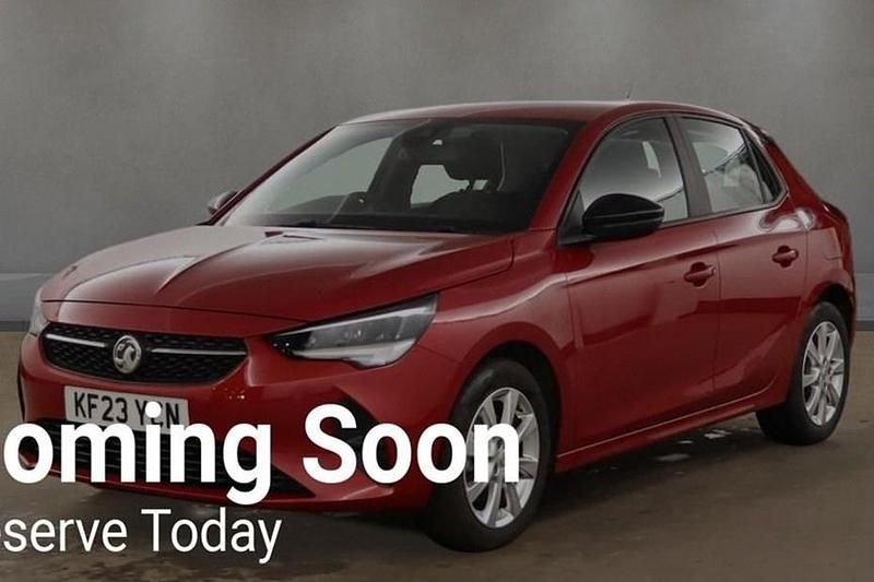 Used Vauxhall Corsa Design Edition 100 HP (73 kW) 2023 Red Hatchback