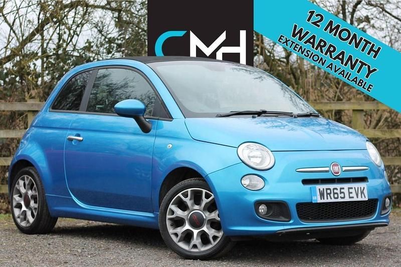 Blue Used 2015 Fiat 500C S Cabriolet | £4,795 (Fair price) - Image 1/4