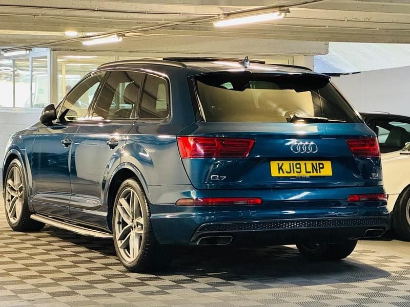 Used Audi Q7 Black Edition 2019 Blue SUV
