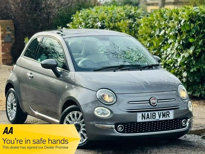 Used Fiat 500 Lounge 69 HP (50 kW) 2018 Grey Hatchback