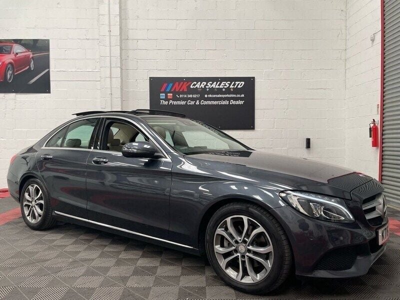Grey Used 2016 Mercedes C220 Premium Plus Sedan | £11,995 (Fair price) - Image 1/4