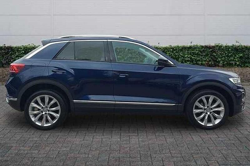 Used VW T-Roc SEL 150 HP (110 kW) 2020 Blue SUV