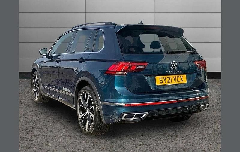Used VW Tiguan R-line 150 HP (110 kW) 2021 Blue SUV