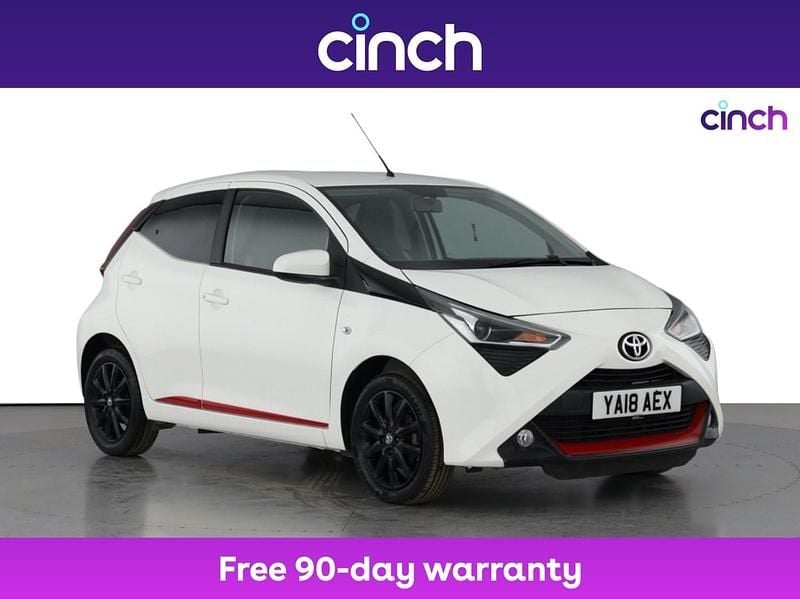 White Used 2018 Toyota Aygo x-press Hatchback | £8,599 (Fair price) - Image 1/3