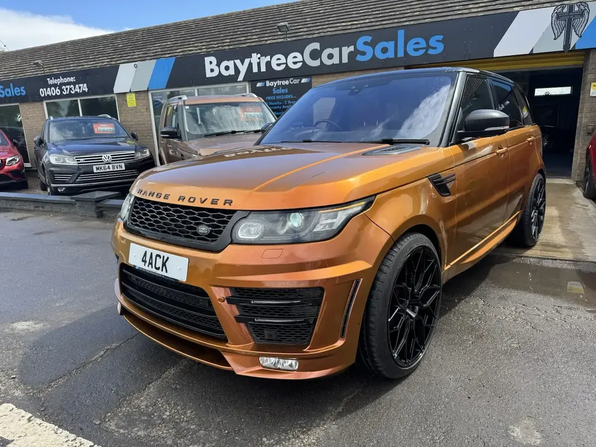 Used Land Rover Range Rover Sport Autobiography Dynamic 306 HP (225 kW) 2017 Orange SUV