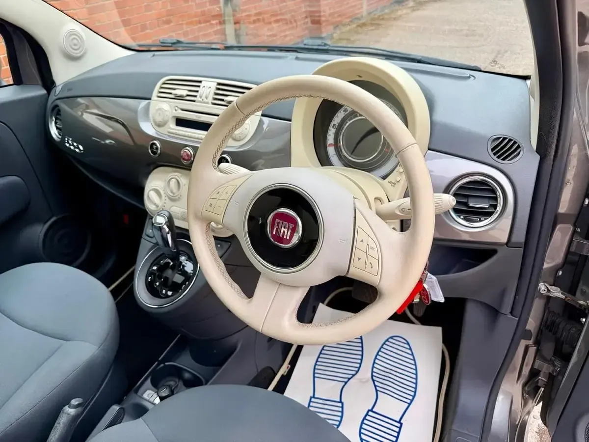 Used Fiat 500 Pop 69 HP (50 kW) 2009 Grey Cabriolet