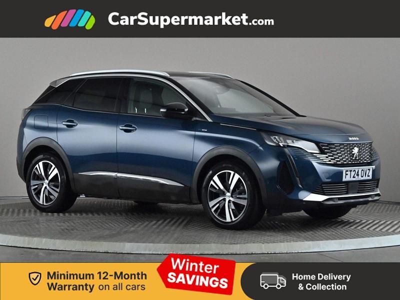 Blue Used 2024 Peugeot 3008 Allure+ Hatchback | £18,197 (Good price) - Image 1/3