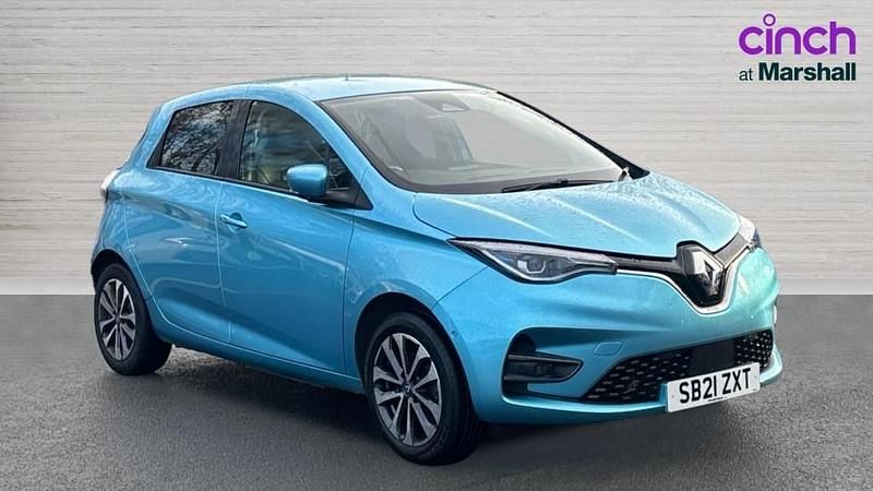 Used Renault Zoe GT-Line 100 kW (136 HP) 2021 Blue Hatchback