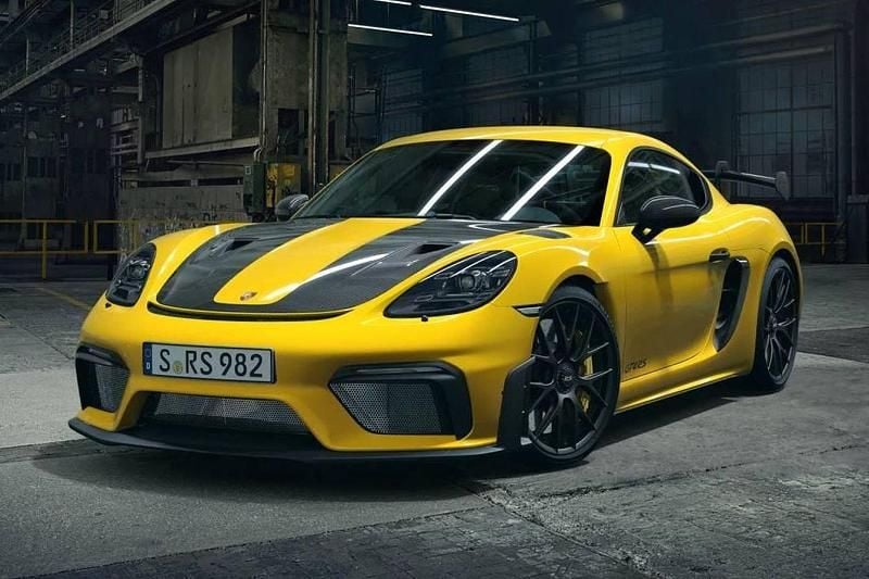 Yellow Used 2024 Porsche Cayman GT4 Coupe | £139,990 (A bit pricey) - Image 1/4