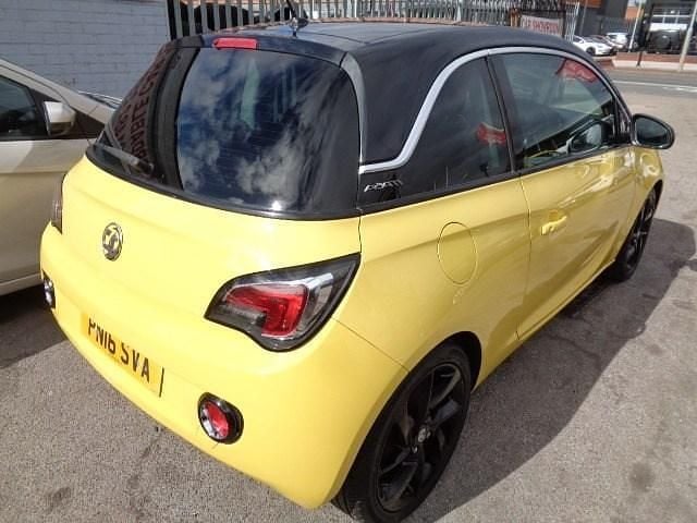 Used Vauxhall Adam Slam 100 HP (73 kW) 2016 Yellow Hatchback