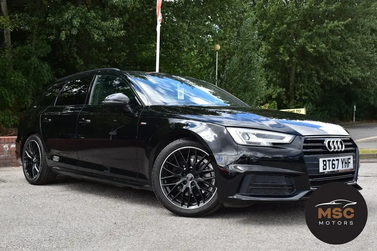 Used Audi A4 Black Edition 150 HP (110 kW) 2017 Black Estate