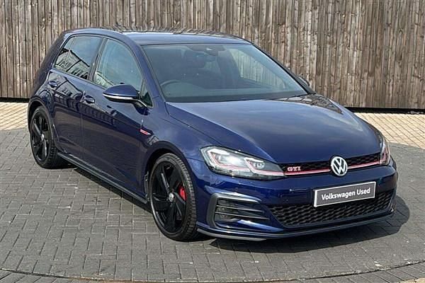 Blue Used 2019 VW Golf VII GTI Hatchback | £17,499 (Good price) - Image 1/4