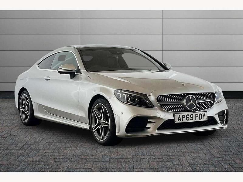 Silver Used 2019 Mercedes C300 AMG Line Premium Plus Coupe | £23,995 (A bit pricey) - Image 1/2
