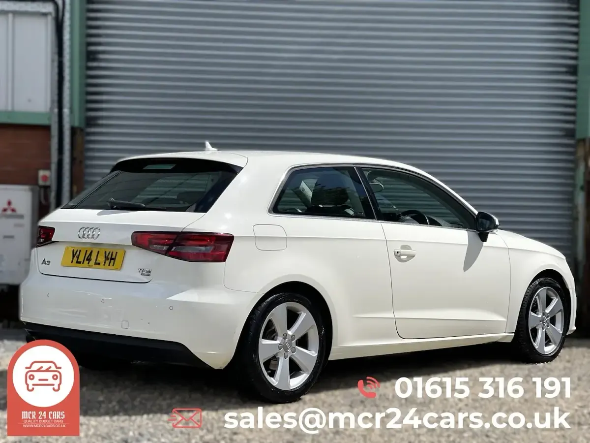 Used Audi A3 Sport 180 HP (132 kW) 2014 White Hatchback