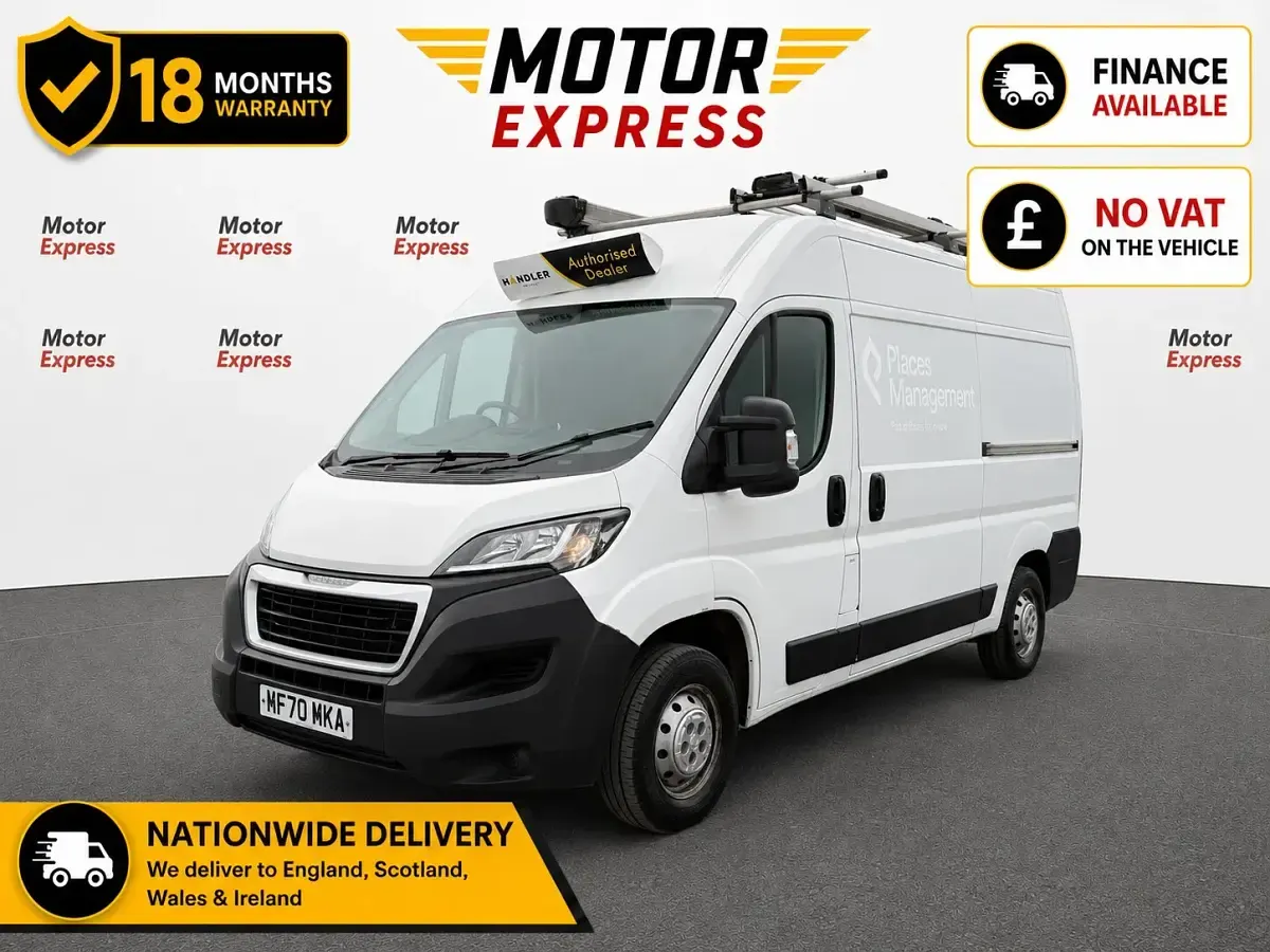 Used Peugeot Boxer 140 HP (102 kW) 2020 White Van