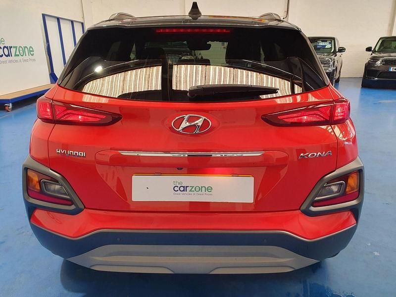 Used Hyundai Kona Premium SE 2018 Orange SUV