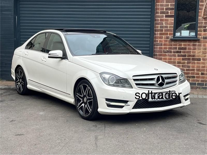 White Used 2012 Mercedes C180 AMG Sedan | £5,875 (Expensive) - Image 1/4