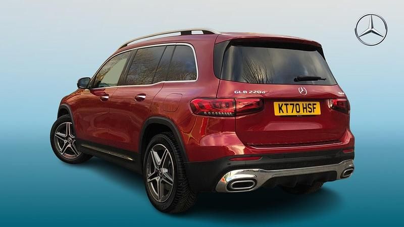 Used Mercedes GLB220 AMG line 2021 Red SUV