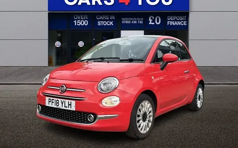 Used Fiat 500 Lounge 69 HP (50 kW) 2018 Pink Hatchback