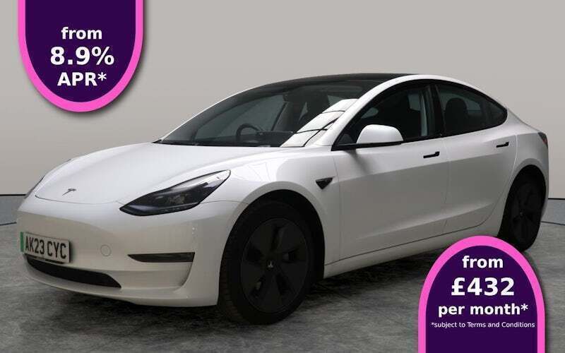 White Used 2023 Tesla Model 3 Long Range Sedan | £26,730 (Expensive) - Image 1/3