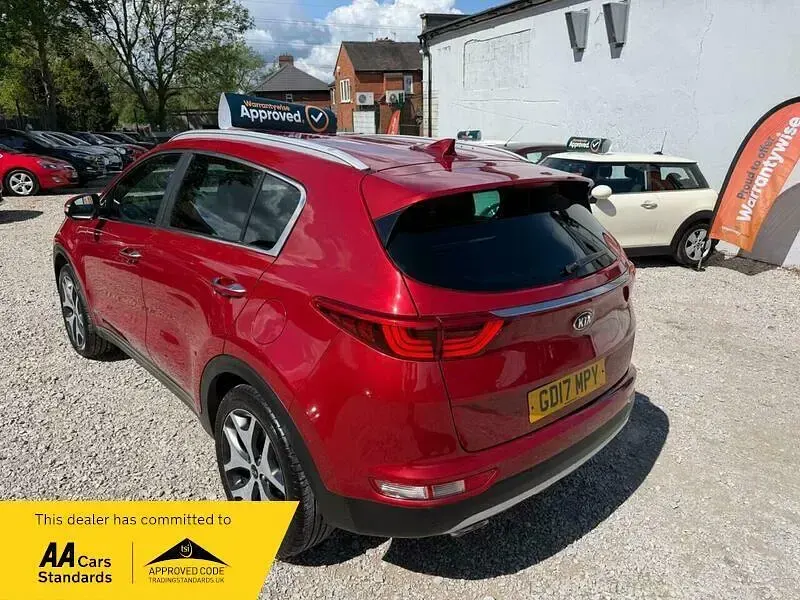 Used Kia Sportage GT-Line 177 HP (130 kW) 2017 Red SUV
