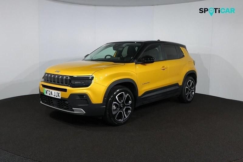 Yellow/black Used 2024 Jeep Avenger EV Summit SUV | £19,990 (Fair price) - Image 1/4