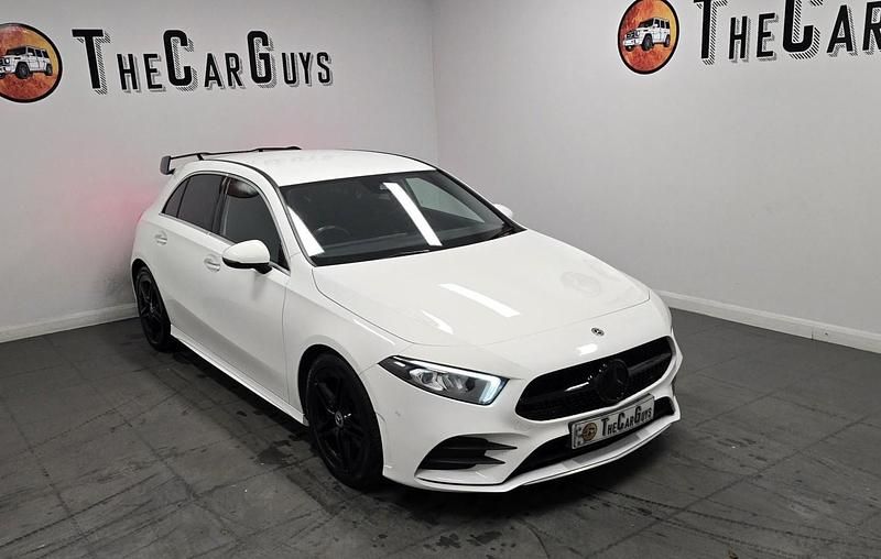 Used Mercedes A180 AMG Line Premium 116 HP (85 kW) 2019 White Hatchback