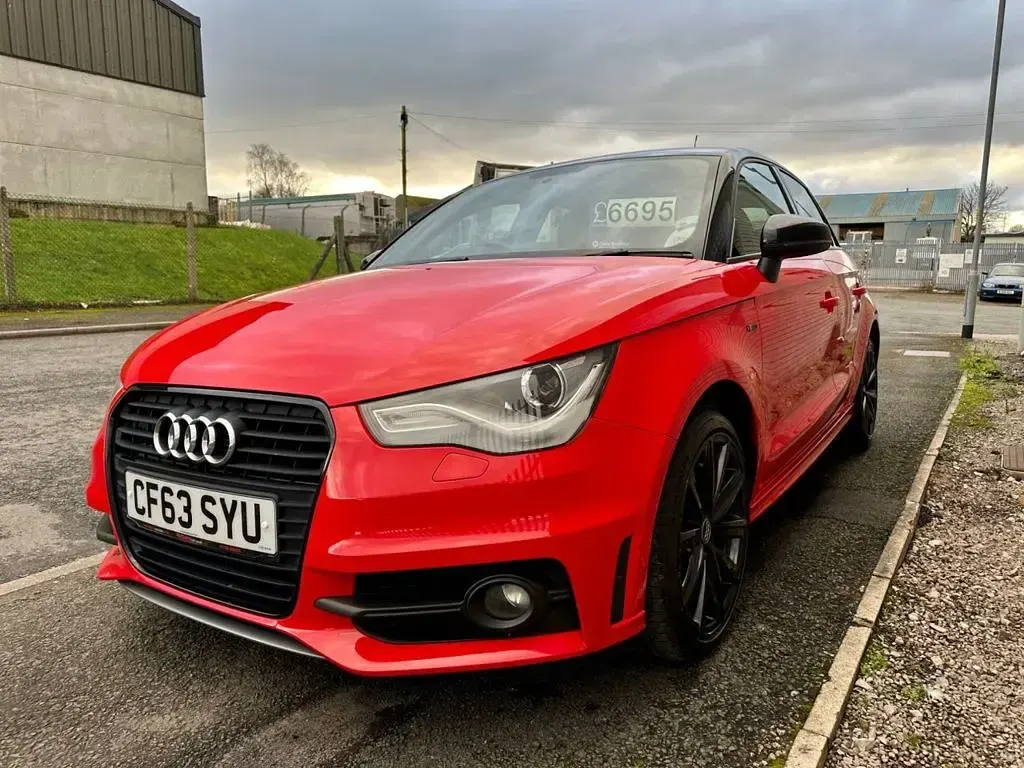 Used Audi A1 Sportback S-Line 122 HP (89 kW) 2014 Red Hatchback
