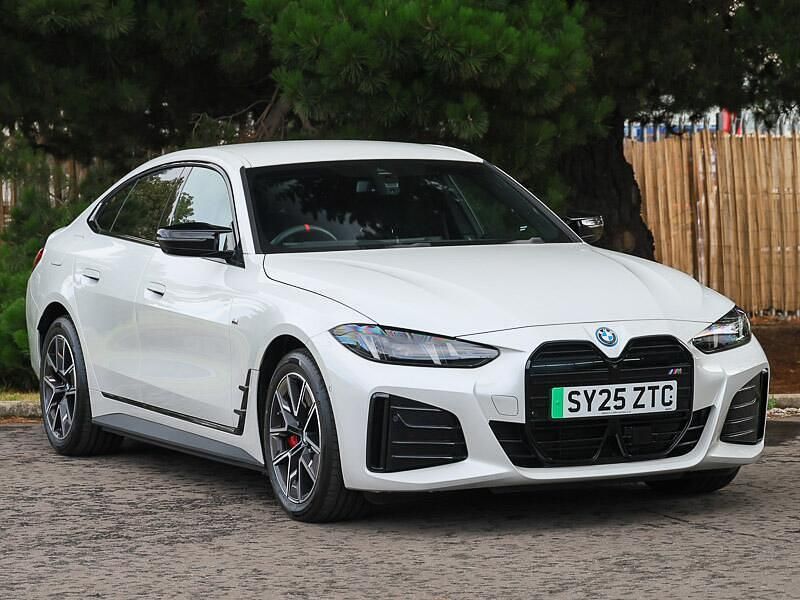 White Used 2025 BMW i4 Shadowline Sedan | £45,998 (Good price) - Image 1/4