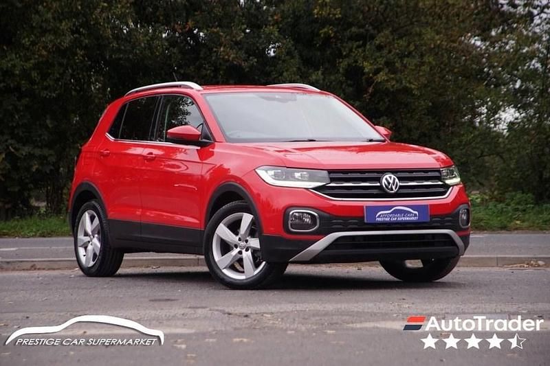 Red Used 2020 VW T-Cross SEL SUV | £12,599 (Expensive) - Image 1/4