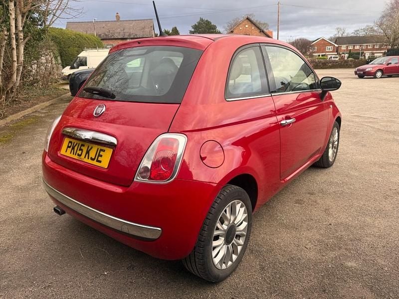 Used Fiat 500 Lounge 69 HP (50 kW) 2015 Red Hatchback