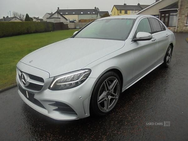 Used Mercedes C220 AMG line 2019 Silver Sedan
