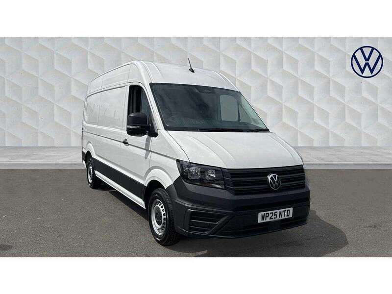 White New 2025 VW Crafter Van | £38,378 - Image 1/4