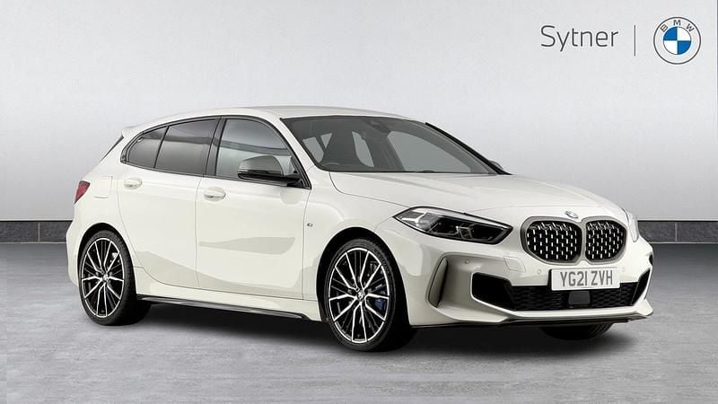 Used BMW M135 M Sport 302 HP (222 kW) 2021 White Hatchback