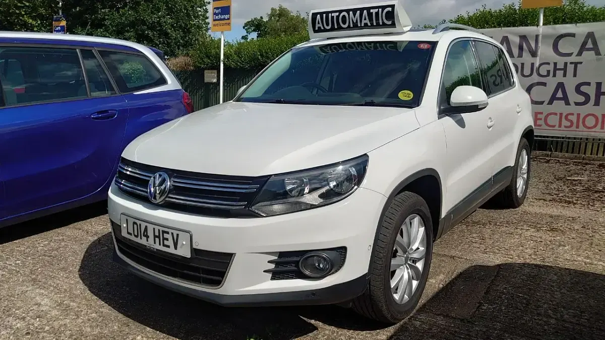 Used VW Tiguan Match 138 HP (101 kW) 2014 White SUV