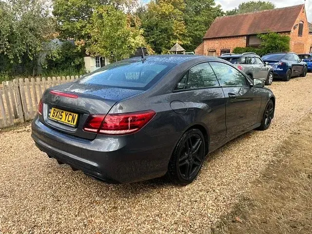Used Mercedes E220 AMG line 2015 Grey Coupe