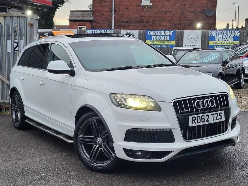 White Used 2012 Audi Q7 S-line plus SUV | £7,995 (Good price) - Image 1/4