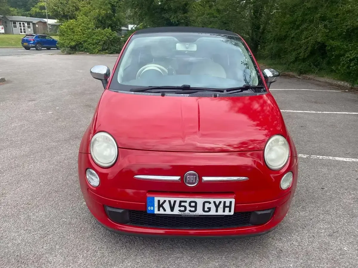 Used Fiat 500C Pop 2009 Red Cabriolet
