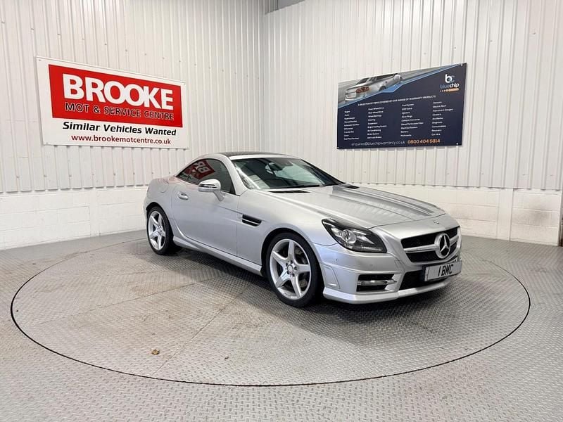 Silver Used 2013 Mercedes SLK250 AMG Cabriolet | £6,990 (Fair price) - Image 1/2