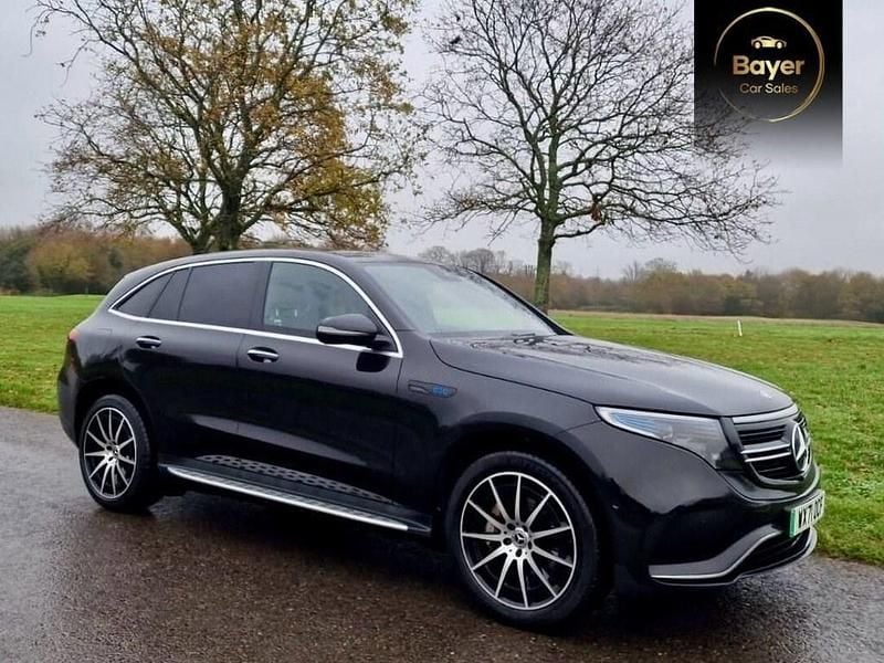 Used Mercedes EQC400 AMG line 300 kW (408 HP) 2021 Black SUV