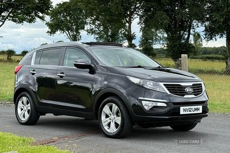 Black Used 2012 Kia Sportage 2 SUV | £4,495 (Expensive) - Image 1/1
